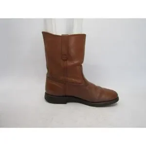 Red Wing Mens Size 7 D Brown Leather Work Cowboy Western Boots Red Wing Mens Size 7 D Brown Leather Work Cowboy Western  main image 4